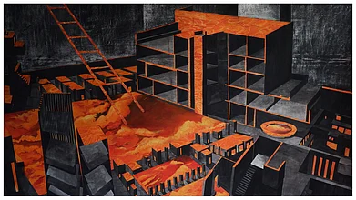 Copyright: Delhi Contemporary Art Week : Divyesh Undaviyas The Ladder by Blueprint 12